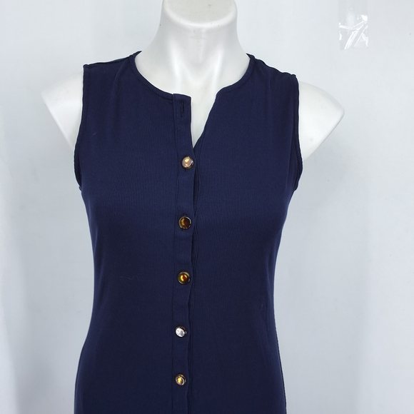 Callahan Medium Mira Knit Navy Maxi Dress - Picture 3 of 4